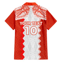 Custom Tonga Rugby Hawaiian Shirt Ikale Tahi Ngatu Tribal Pattern LT03 - Polynesian Pride