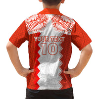 Custom Tonga Rugby Hawaiian Shirt Ikale Tahi Ngatu Tribal Pattern LT03 - Polynesian Pride