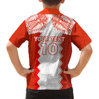 Custom Tonga Rugby Hawaiian Shirt Ikale Tahi Ngatu Tribal Pattern LT03 - Polynesian Pride