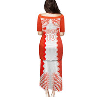 Custom Tonga Rugby Puletasi Ikale Tahi Ngatu Tribal Pattern LT03 - Polynesian Pride