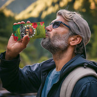 Cook Islands ANDAC Day 4 in 1 Can Cooler Tumbler Honor and Remember Soliders-Forever in My Thoughts Grunge Style LT03 - Polynesian Pride