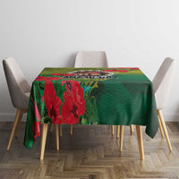 Cook Islands ANDAC Day Tablecloth Honor and Remember Soliders-Forever in My Thoughts Grunge Style LT03 - Polynesian Pride