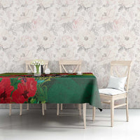 Cook Islands ANDAC Day Tablecloth Honor and Remember Soliders-Forever in My Thoughts Grunge Style LT03 - Polynesian Pride