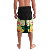 Hawaii King Kamehameha Day Lavalava Kanaka Maoli Hibiscus Flower and Kakau Pattern LT03 - Polynesian Pride