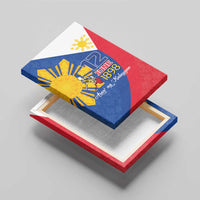 Philippines Independence Day Canvas Wall Art Araw ng Kalayaan Polynesian Sun and YAKAN Pattern