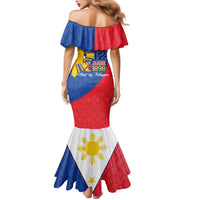 Philippines Independence Day Mermaid Dress Araw ng Kalayaan Polynesian Sun and YAKAN Pattern