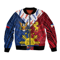 Philippines Independence Day 126th Anniversary Bomber Jacket Polynesian Pattern National Flag Style