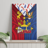 Philippines Independence Day 126th Anniversary Canvas Wall Art Polynesian Pattern National Flag Style