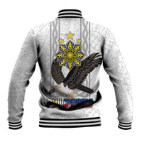 Philippines Eagle Week Baseball Jacket Polynesian Pattern Barong Style