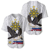Philippines Eagle Week Baseball Jersey Polynesian Pattern Barong Style