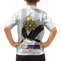 Philippines Eagle Week Hawaiian Shirt Polynesian Pattern Barong Style LT03 - Polynesian Pride
