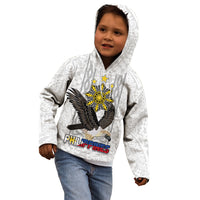 Philippines Eagle Week Kid Hoodie Polynesian Pattern Barong Style