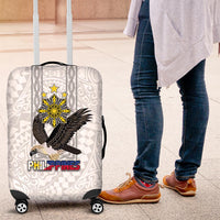 Philippines Eagle Week Luggage Cover Polynesian Pattern Barong Style