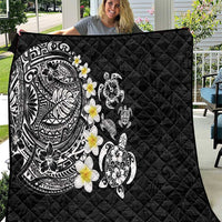 Hawaiian Plumeria Turtles Quilt Polynesian Art Tattoo
