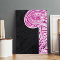 Samoan Art Tattoo Polynesian Pattern Canvas Wall Art Pink Out Color LT03 - Polynesian Pride