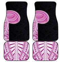 Samoan Art Tattoo Polynesian Pattern Car Mats Pink Out Color LT03 - Polynesian Pride