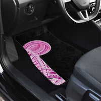 Samoan Art Tattoo Polynesian Pattern Car Mats Pink Out Color LT03 - Polynesian Pride