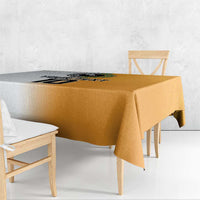 Custom Fiji and Australia Rugby Tablecloth Aboriginal and Fijian Masi Pattern