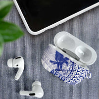 American Samoa Pago Pago Aeto AirPods Case Wingstyle Blue-White Color LT03 - Polynesian Pride