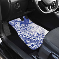 Samoa Pago Pago Aeto Car Mats Wingstyle Blue-White Color - Polynesian Pride
