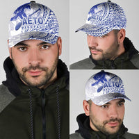 American Samoa Pago Pago Aeto Classic Cap Wingstyle Blue-White Color LT03 - Polynesian Pride