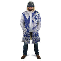 Samoa Pago Pago Aeto Cloak Wingstyle Blue-White Color - Polynesian Pride