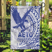 Samoa Pago Pago Aeto Garden Flag Wingstyle Blue-White Color - Polynesian Pride