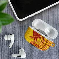 American Samoa Pago Pago Aeto AirPods Case Wingstyle Red-Gold Color LT03 - Polynesian Pride