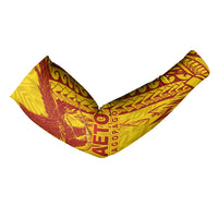 Samoa Pago Pago Aeto Arm Sleeves Wingstyle Red-Gold Color - Polynesian Pride