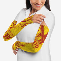 Samoa Pago Pago Aeto Arm Sleeves Wingstyle Red-Gold Color - Polynesian Pride