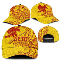 American Samoa Pago Pago Aeto Classic Cap Wingstyle Red-Gold Color LT03 - Polynesian Pride