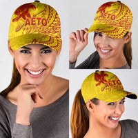 American Samoa Pago Pago Aeto Classic Cap Wingstyle Red-Gold Color LT03 - Polynesian Pride
