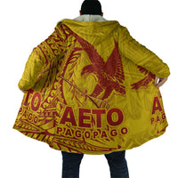 Samoa Pago Pago Aeto Cloak Wingstyle Red-Gold Color - Polynesian Pride
