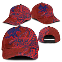 American Samoa Pago Pago Aeto Classic Cap Wingstyle Red-Blue Color LT03 - Polynesian Pride