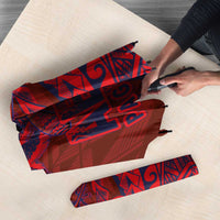 Samoa Pago Pago Aeto Umbrella Wingstyle Red-Blue Color - Polynesian Pride