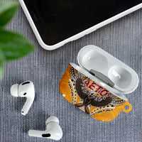 American Samoa Pago Pago Aeto AirPods Case Bald Eagle with Polynesian Art Tattoos LT03 - Polynesian Pride