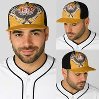American Samoa Pago Pago Aeto Baseball Net Cap Bald Eagle with Polynesian Art Tattoos LT03 - Polynesian Pride