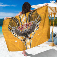 Samoa Pago Pago Aeto Sarong Bald Eagle with Polynesian Art Tattoos - Polynesian Pride