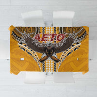 Samoa Pago Pago Aeto Tablecloth Bald Eagle with Polynesian Art Tattoos - Polynesian Pride