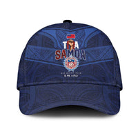 Toa Samoa Rugby Classic Cap Champions Six Eight Five LT03 Universal Fit Blue - Polynesian Pride