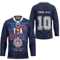 Custom Rugby Toa Samoa Hockey Jersey Champions Six Eight Five LT03 - Polynesian Pride