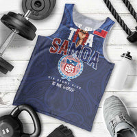 Custom Rugby Toa Samoa Men Tank Top Champions Six Eight Five - Polynesian Pride