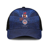 Toa Samoa Rugby Mesh Trucker Cap Champions Six Eight Five LT03 One Size Black Blue - Polynesian Pride