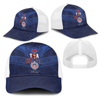 Toa Samoa Rugby Mesh Trucker Cap Champions Six Eight Five LT03 - Polynesian Pride