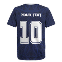 Custom Rugby Toa Samoa Rugby Jersey Champions Six Eight Five - Polynesian Pride