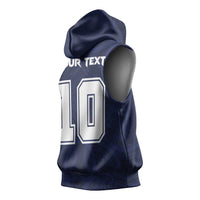 Custom Rugby Toa Samoa Sleeveless Hoodie Champions Six Eight Five - Polynesian Pride