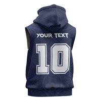 Custom Rugby Toa Samoa Sleeveless Zip Hoodie Champions Six Eight Five LT03 - Polynesian Pride
