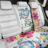 Hawaiian Abstract Art Turtles Back Car Seat Cover with Plumeria and Hibiscus LT03 - Polynesian Pride