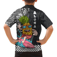 Hawaii Pineapple Surfing With Kakau Tribal Hawaiian Shirt LT03 - Polynesian Pride
