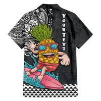 Hawaii Pineapple Surfing Kakau Tribal Personalised Hawaiian Shirt LT03 - Polynesian Pride